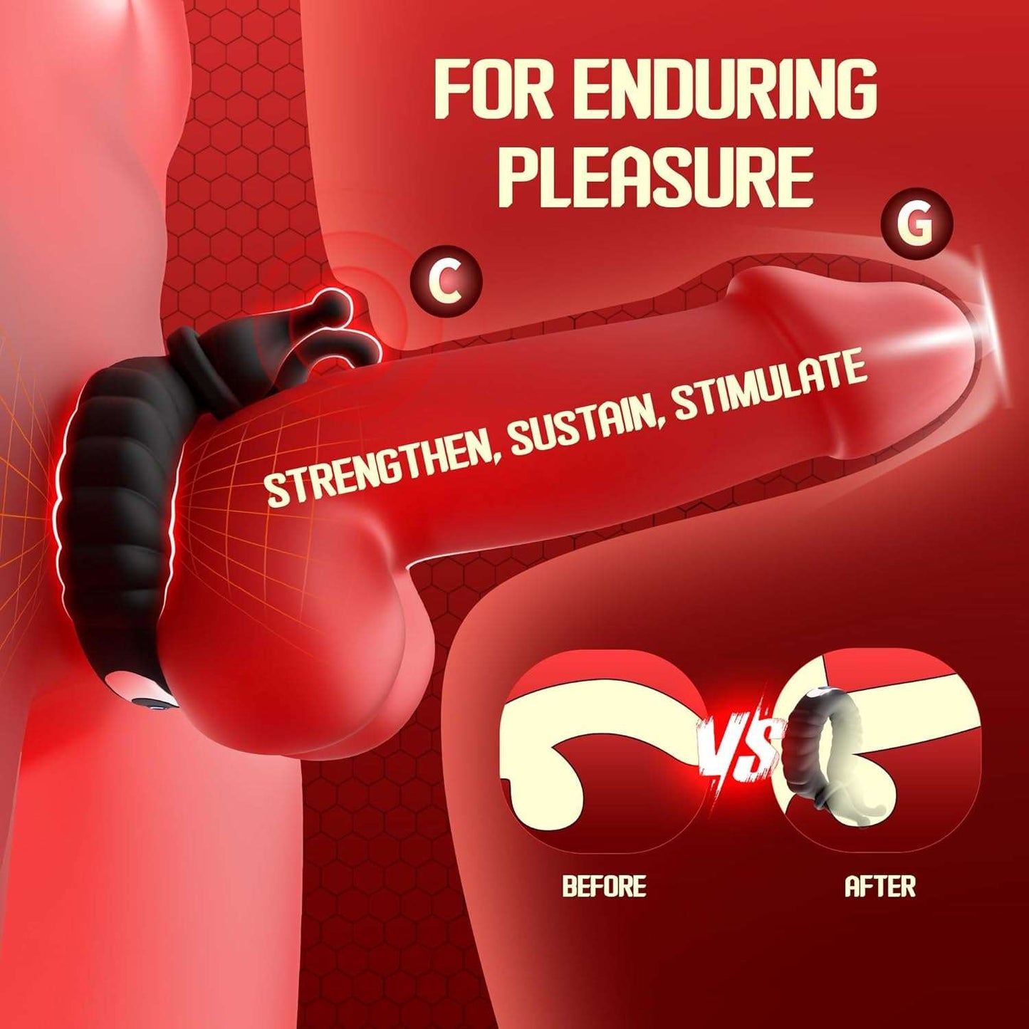 Multi-Mode Vibrating Cock Ring for Intense Pleasure_SinfulX_premium_sex_toys