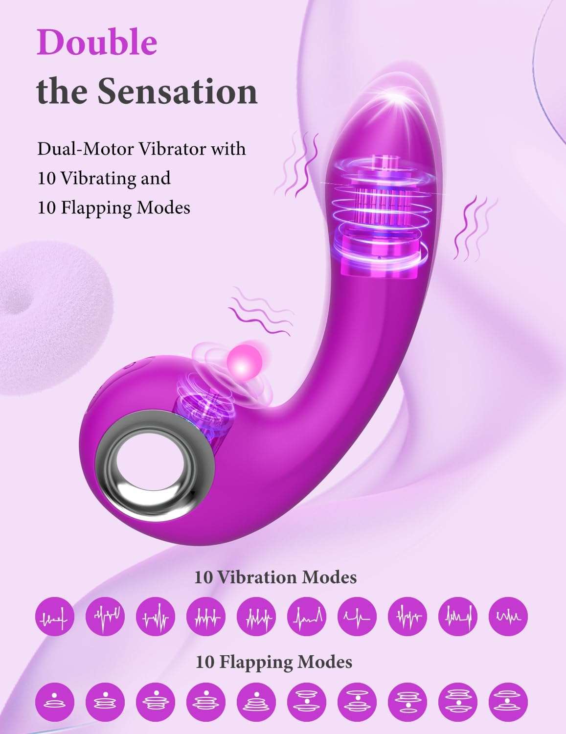 Dual-Action Pleasure Dildo Vibrator_SinfulX_premium_sex_toys