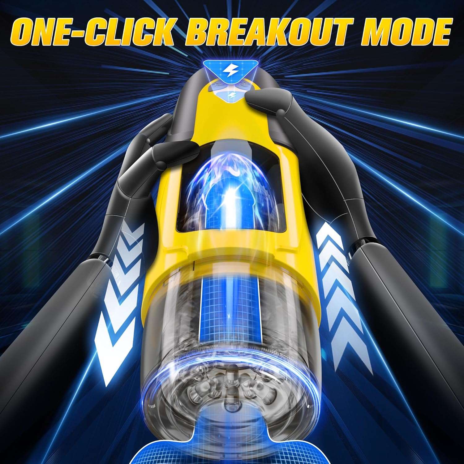 Automatic Male Stroker  - 7 Thrusting & Rotating Modes_SinfulX_premium_sex_toys