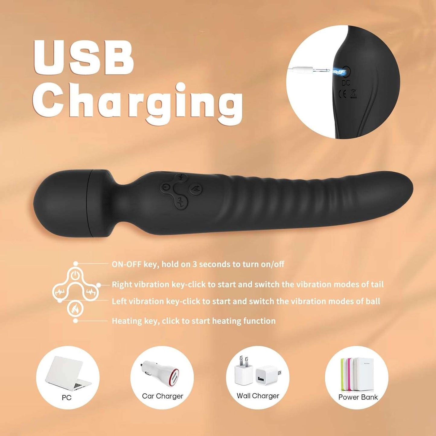 EcstasyCurve G - Spot Vibrator Sex Wand - SinfulX