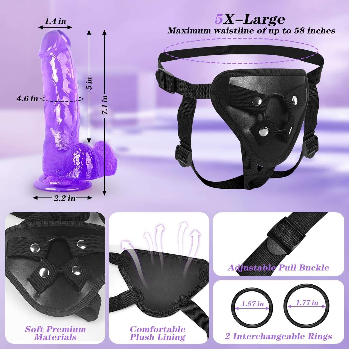 Dynamic Pleasure Strap-On Dildo_SinfulX_premium_sex_toys