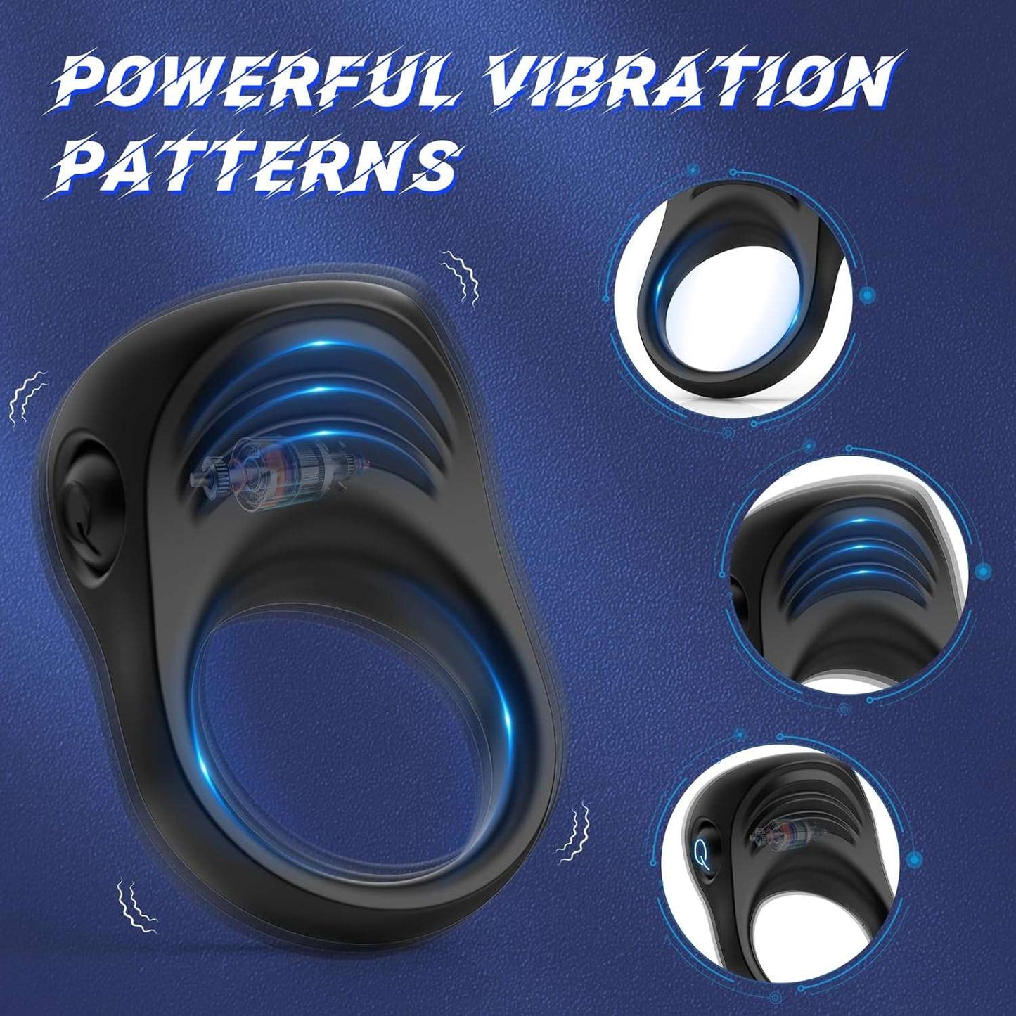 Unique Vibrations Cock Ring Set_SinfulX_premium_sex_toys