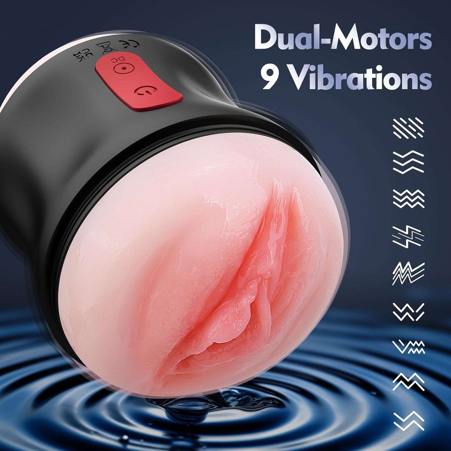 EuphoricBond Open Ended Vibrating Male Masturbator - SinfulX