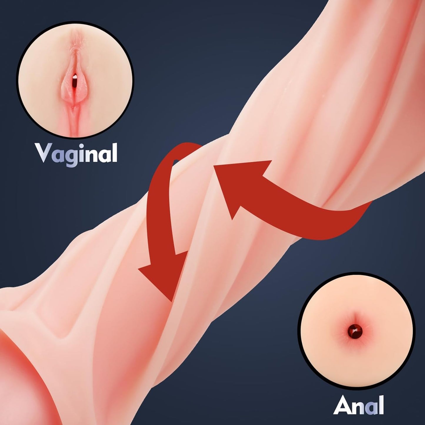 EuphoricBond Open Ended Vibrating Male Masturbator - SinfulX
