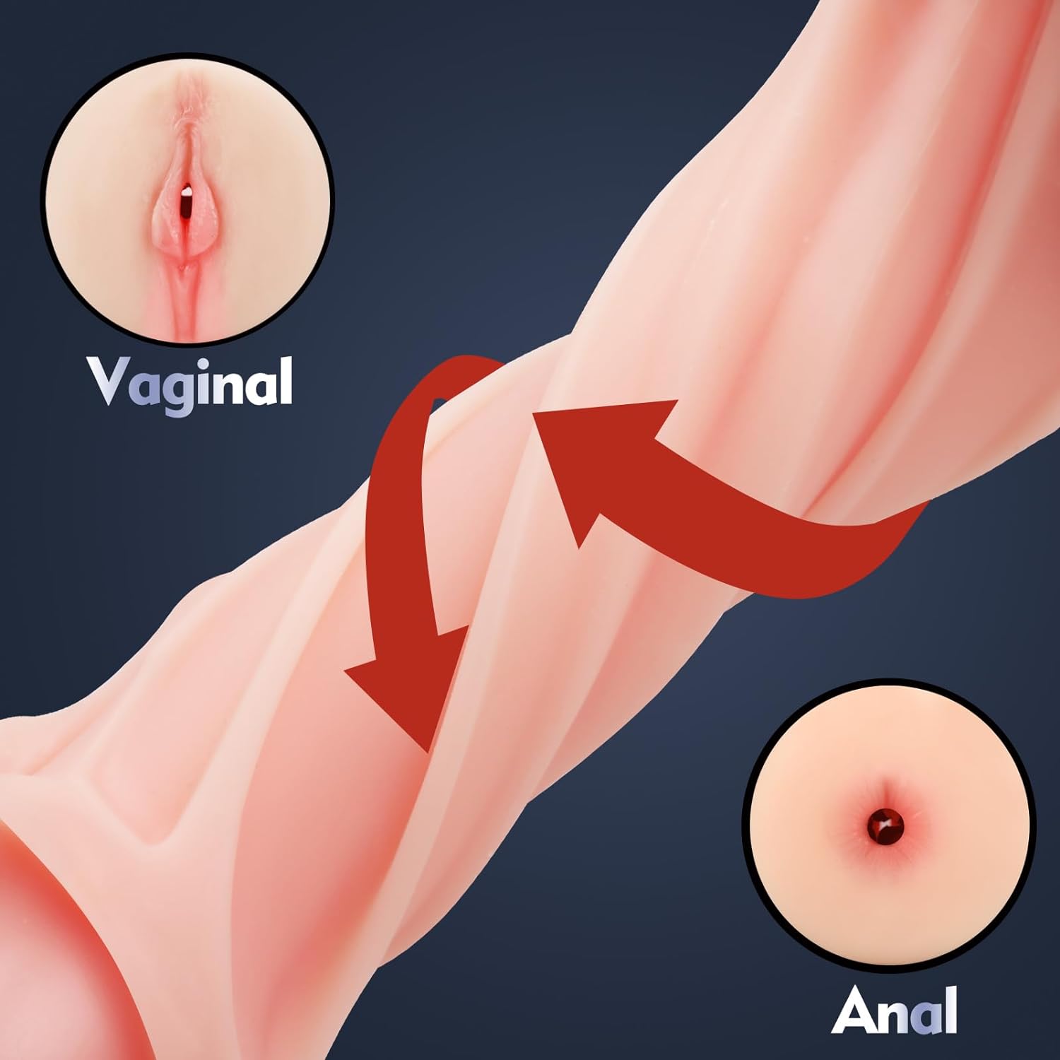 EuphoricBond Open Ended Vibrating Male Masturbator - SinfulX