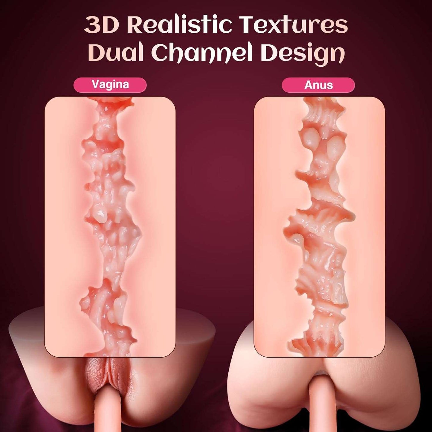 FantasyMuse 5.8lbs Vibrating Sex Doll Masturbator - SinfulX