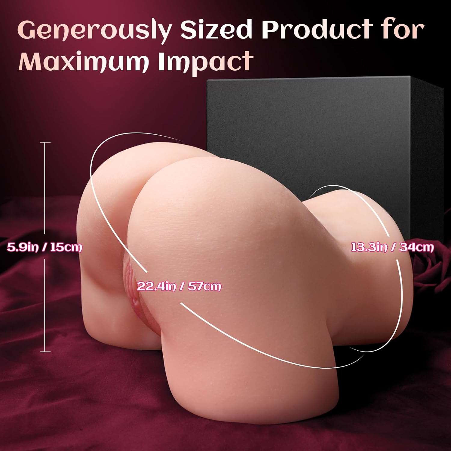 FantasyMuse 5.8lbs Vibrating Sex Doll Masturbator - SinfulX