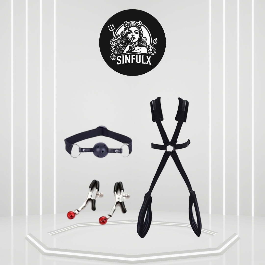 High Capacity BDSM Bondage Sling Set_SinfulX_premium_sex_toys