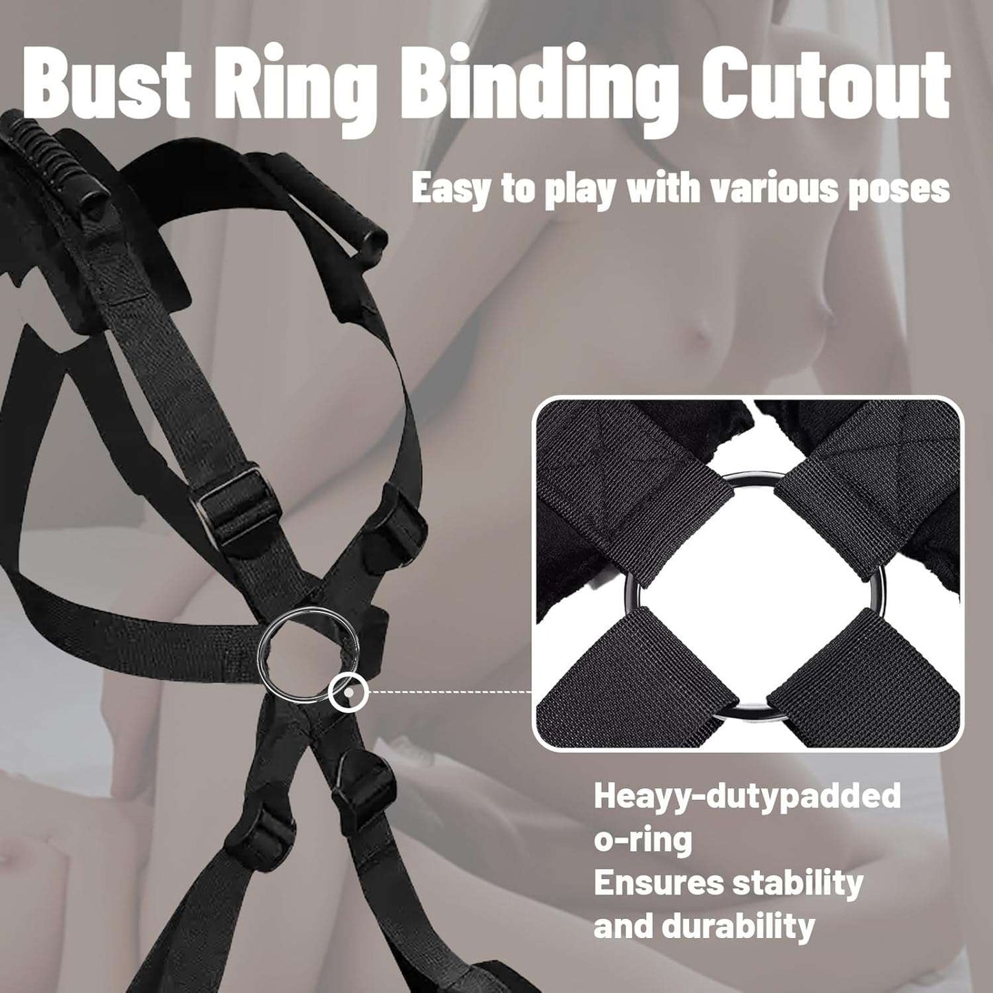 High Capacity BDSM Bondage Sling Set_SinfulX_premium_sex_toys