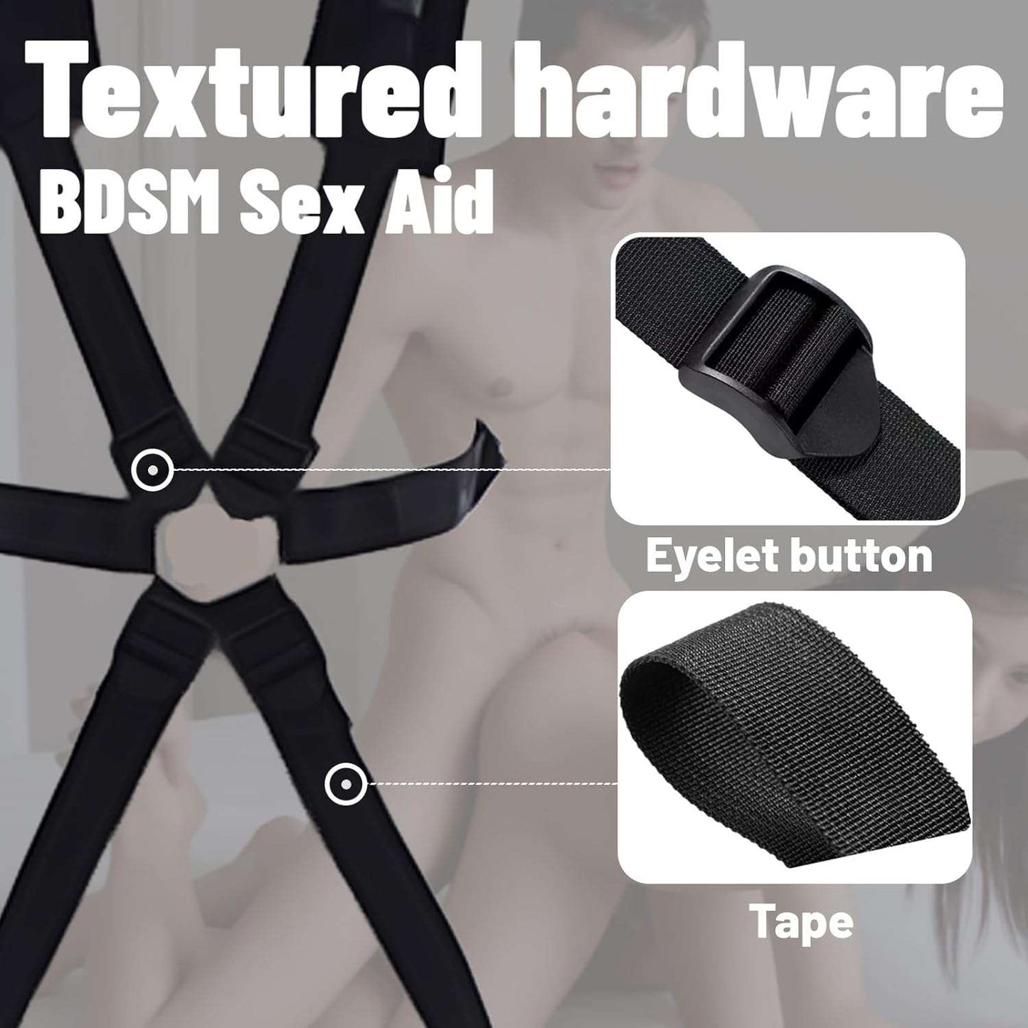 High Capacity BDSM Bondage Sling Set_SinfulX_premium_sex_toys