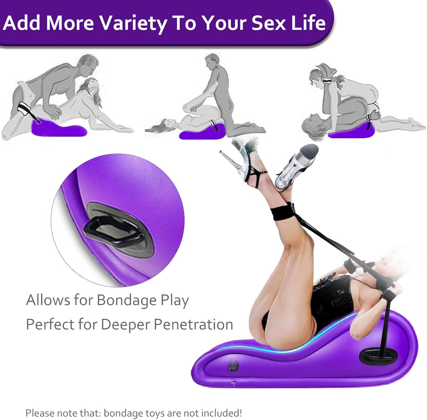 Luxurious BDSM Inflatable Sex Pillow_SinfulX_premium_sex_toys