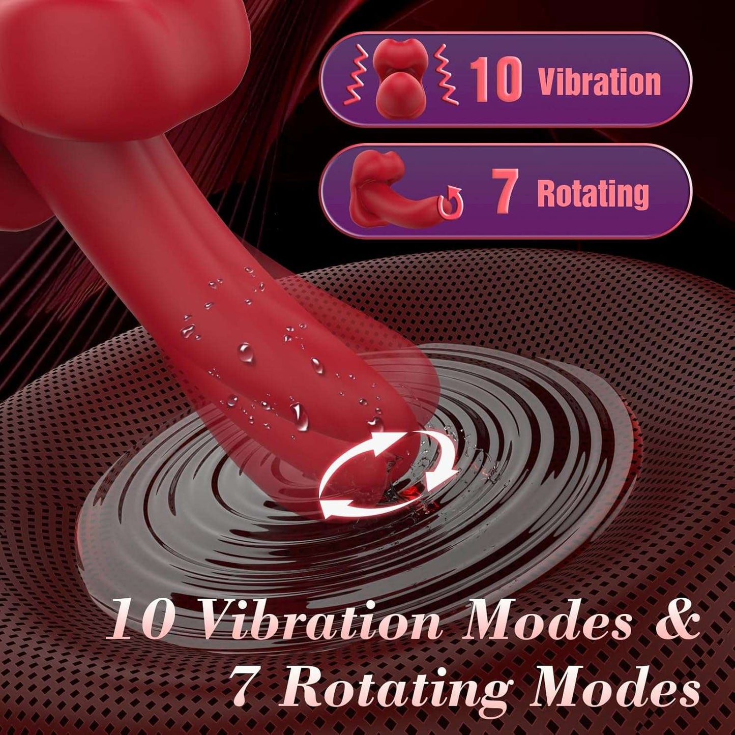 FlickerMuse Clitoral Stimulator Tongue Vibrator - SinfulX