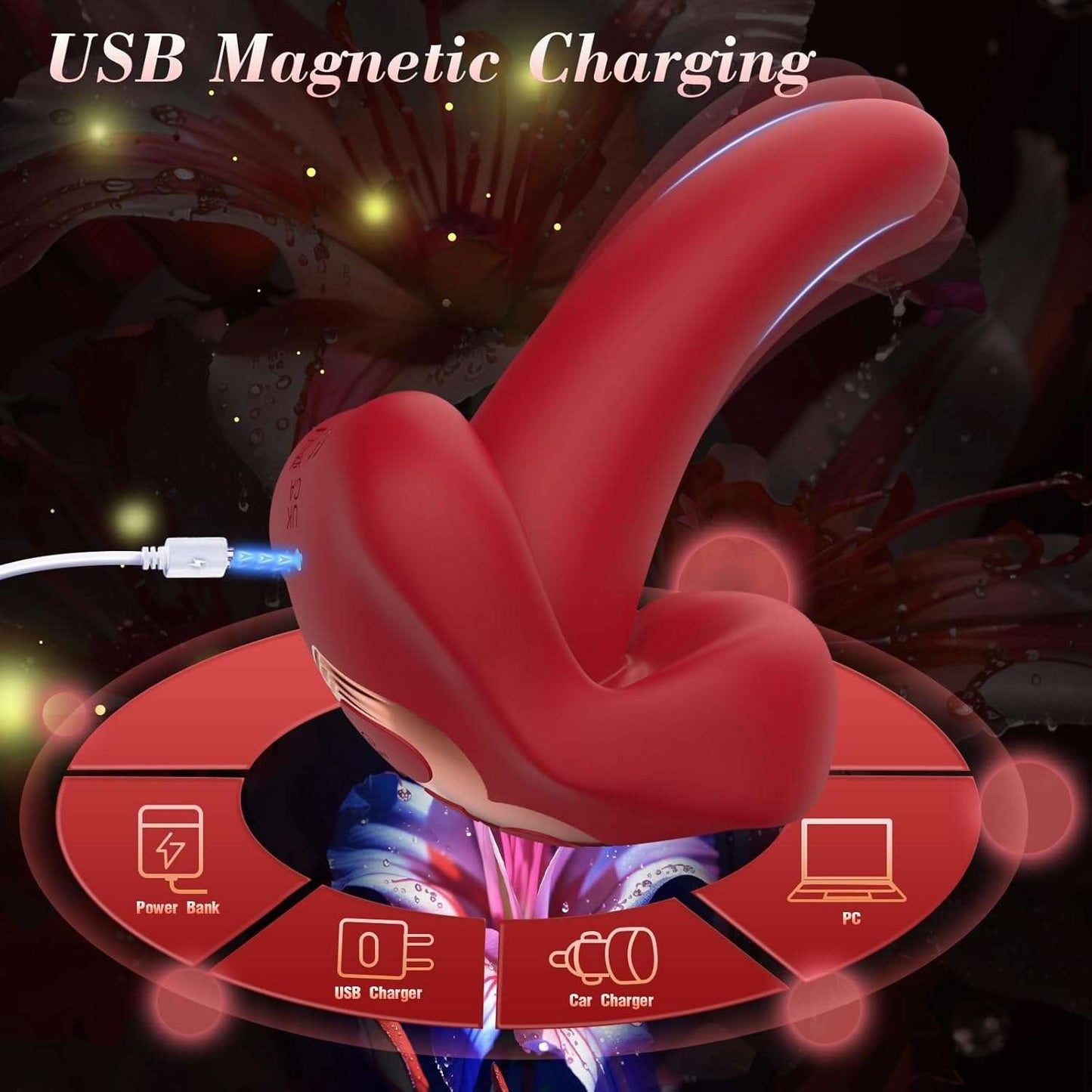 FlickerMuse Clitoral Stimulator Tongue Vibrator - SinfulX