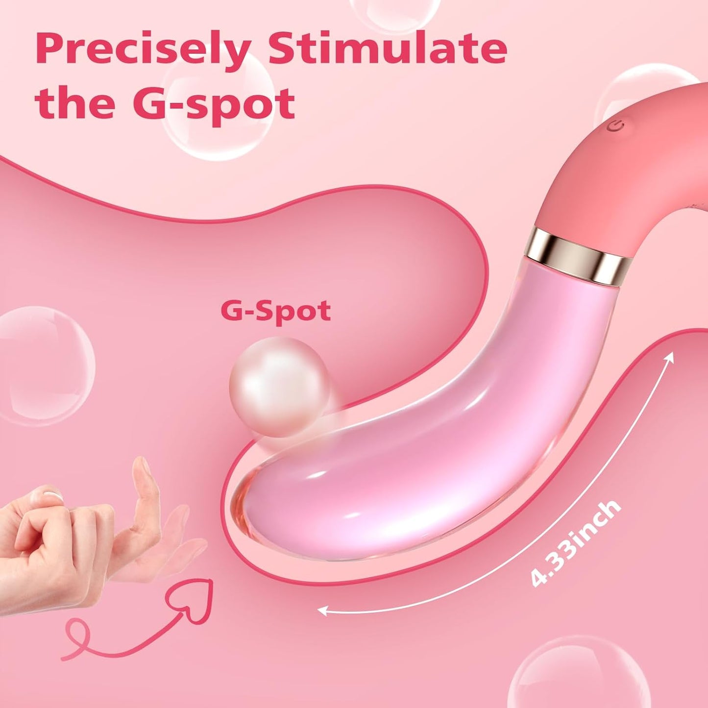 FrostWhisper Dual Ended Dildo Vibrator - SinfulX