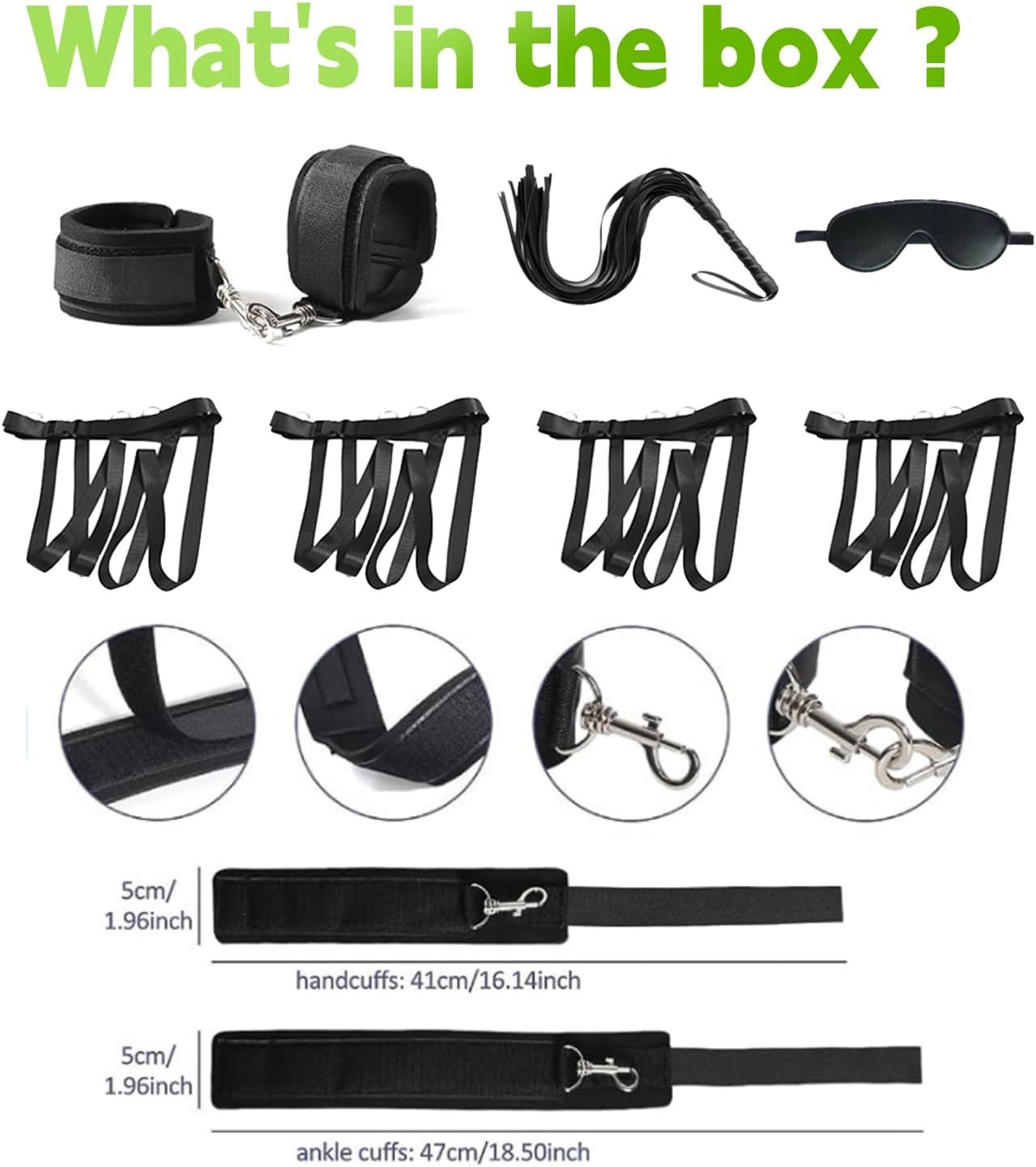 Extreme BDSM Bed Restraints Kit_SinfulX_premium_sex_toys