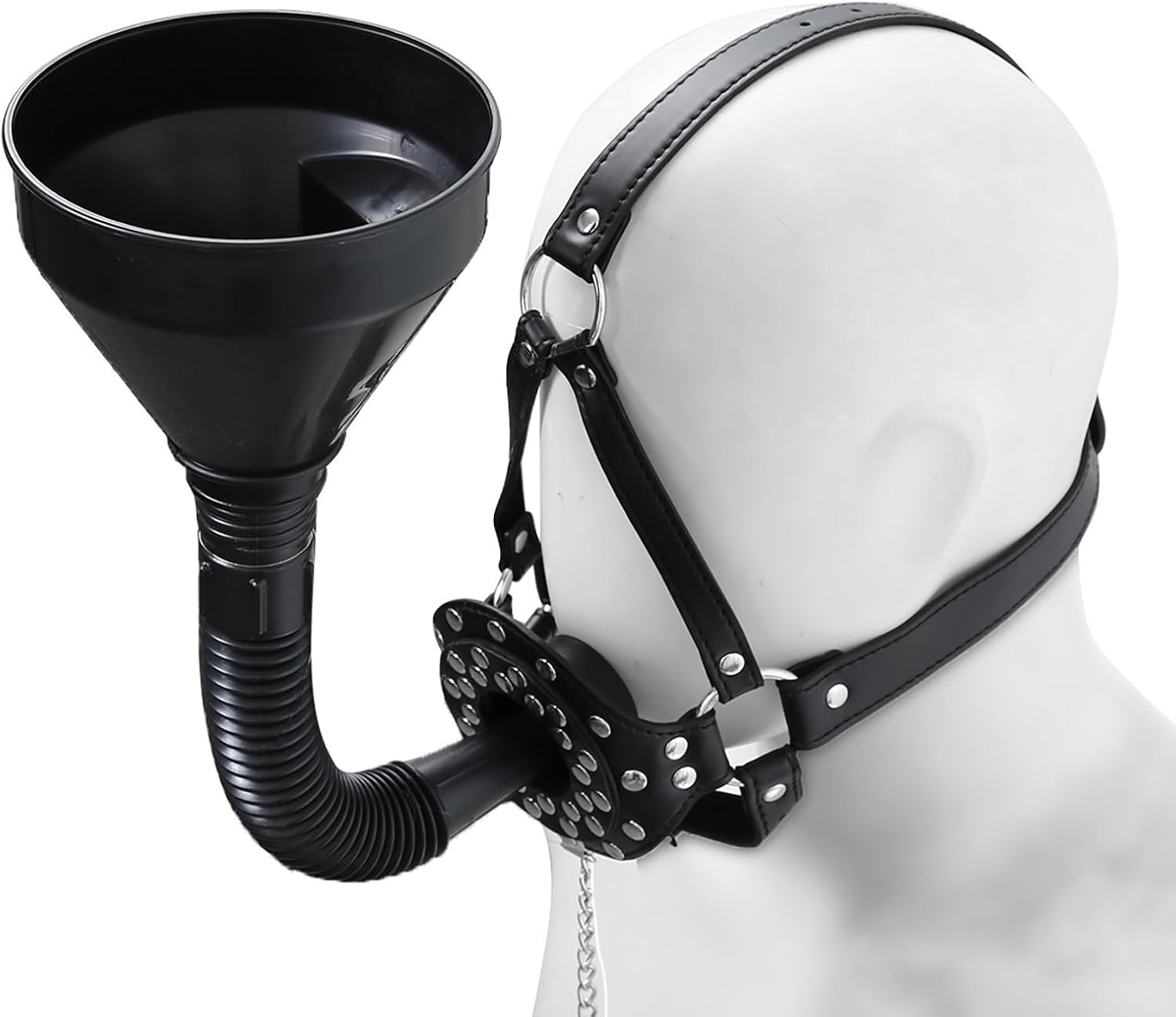 Extreme BDSM Funnel Sex Mask_SinfulX_premium_sex_toys