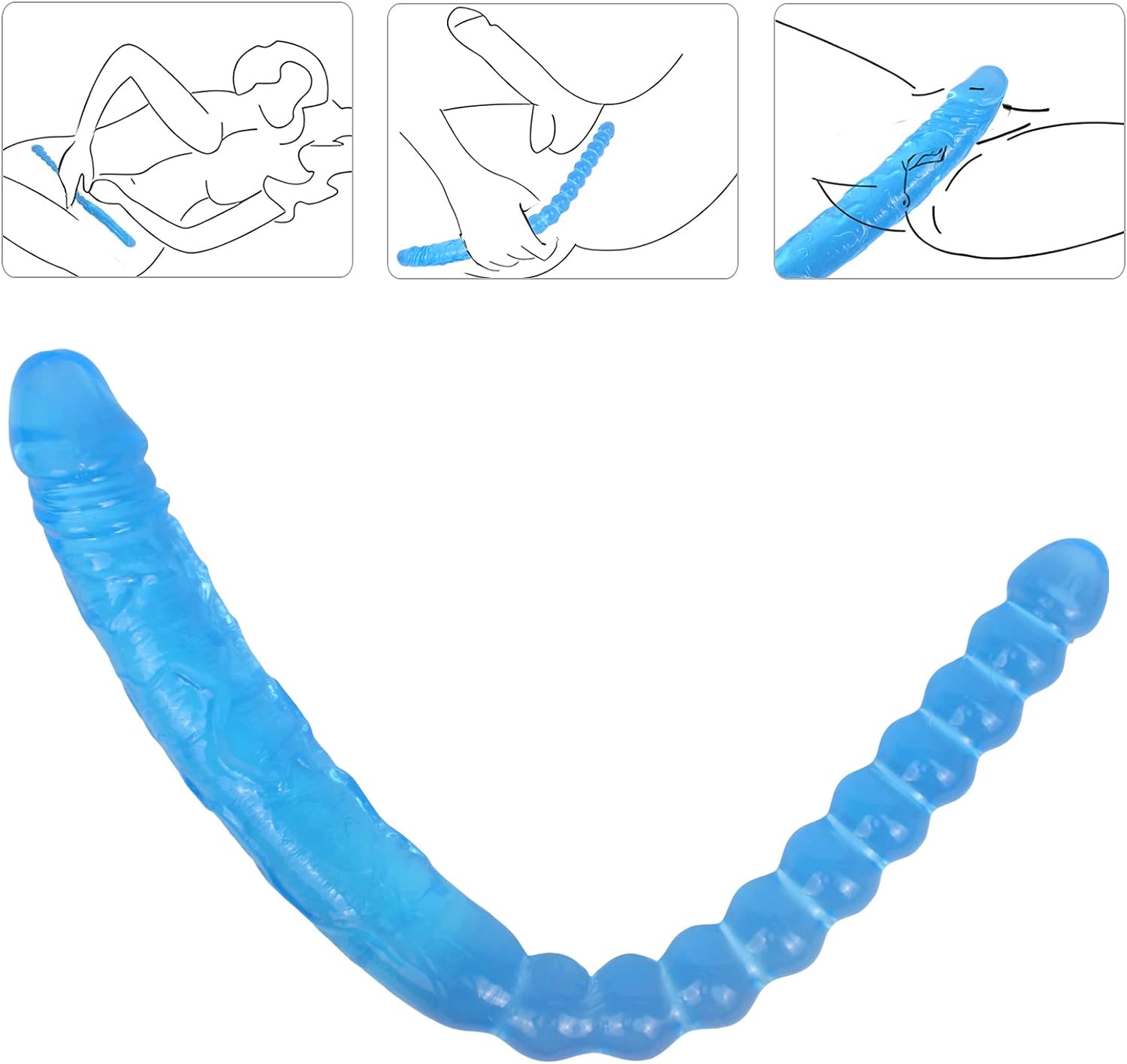 GildedRush Double - Ended Dildo for Dual Pleasure - SinfulX