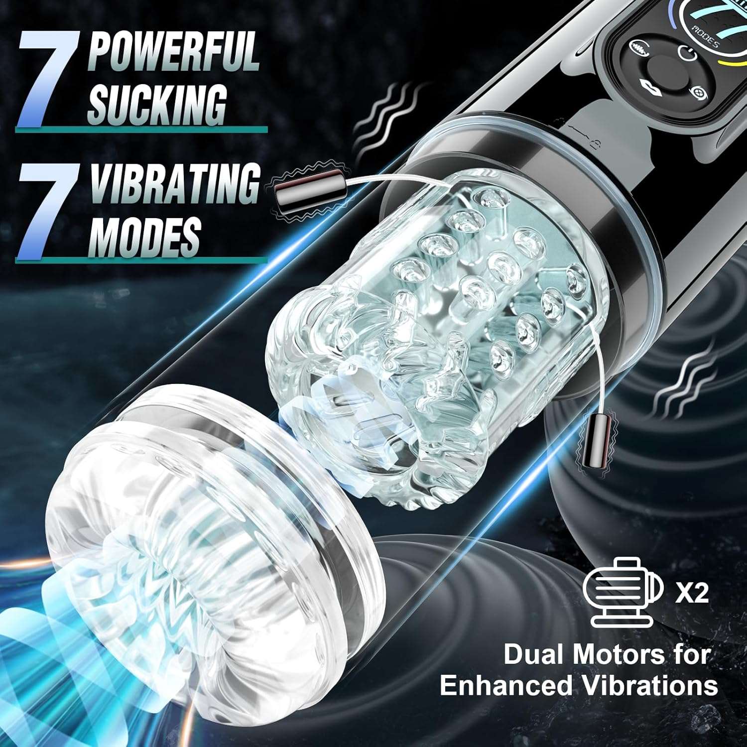 GripVault Enhanced Penis Pump Male Stroker - SinfulX