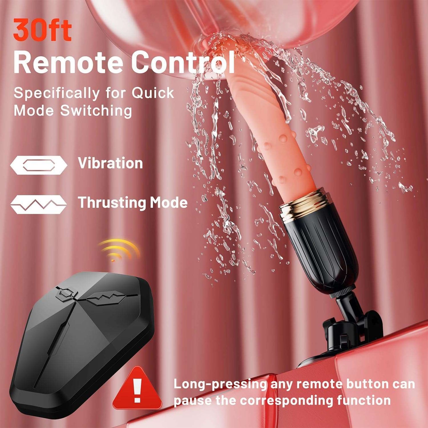 Interactive Thrusting Dildo with Remote Control - SinfulX