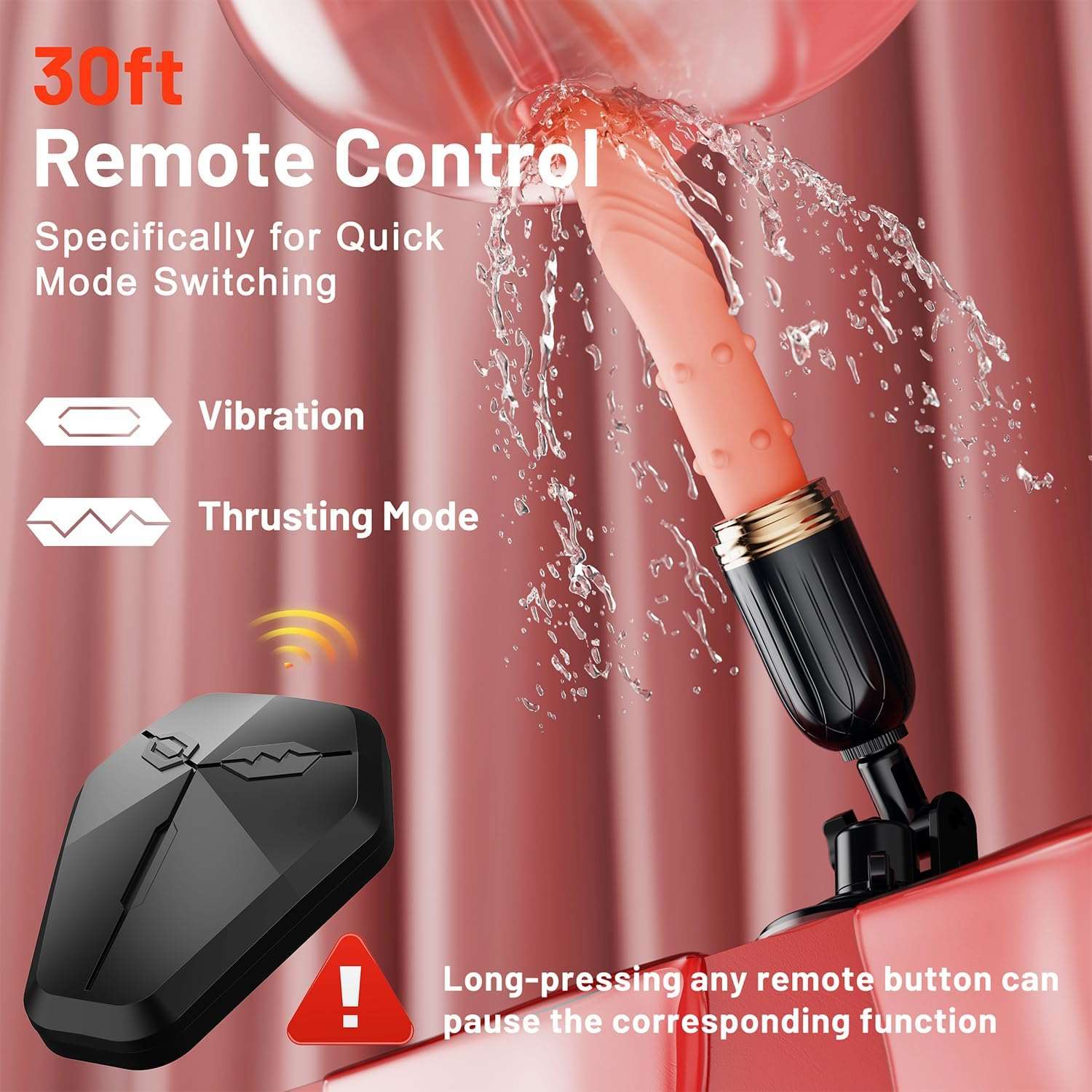 Interactive Thrusting Dildo with Remote Control - SinfulX