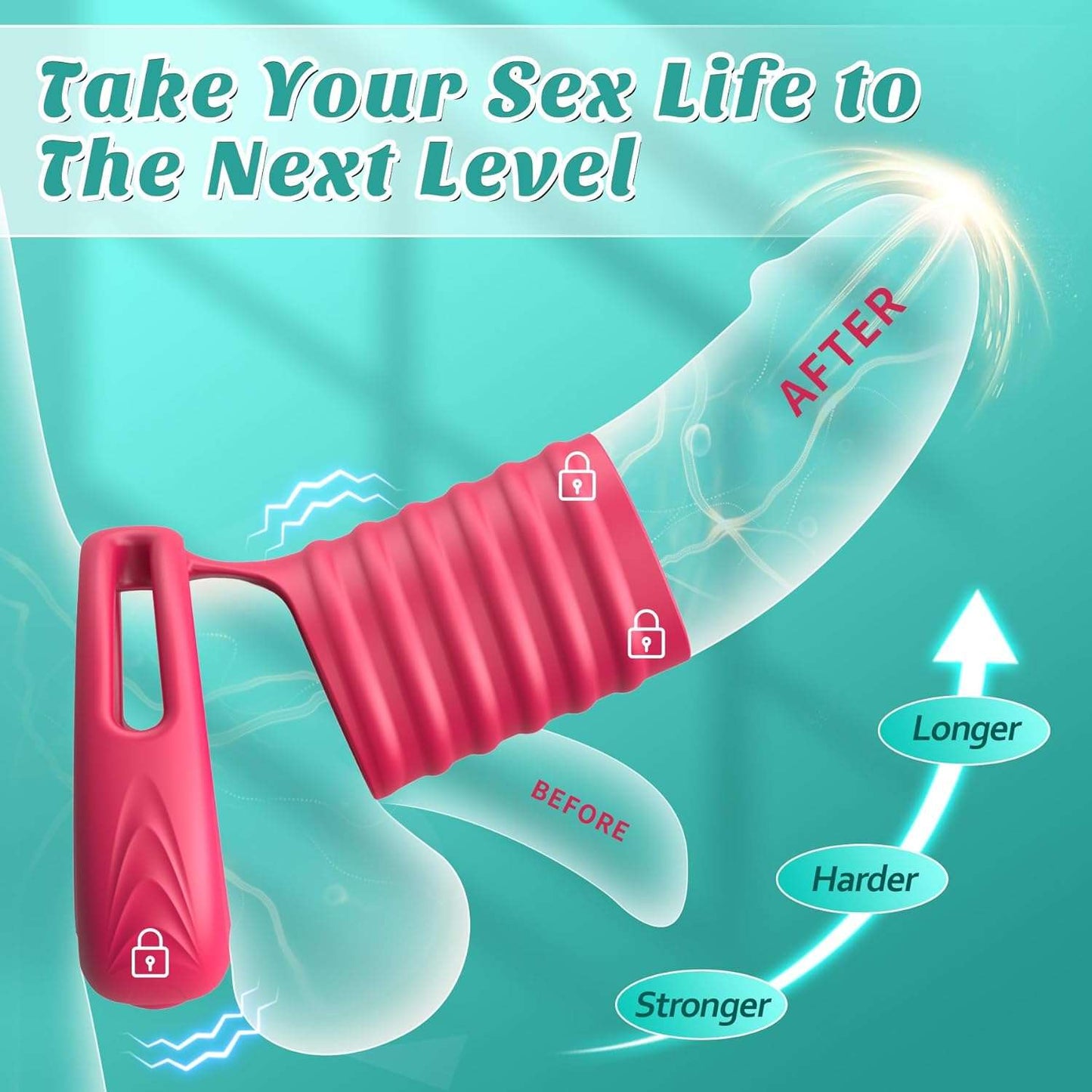 LustHalo Intense Stimulation Remote Control Penis Ring - SinfulX