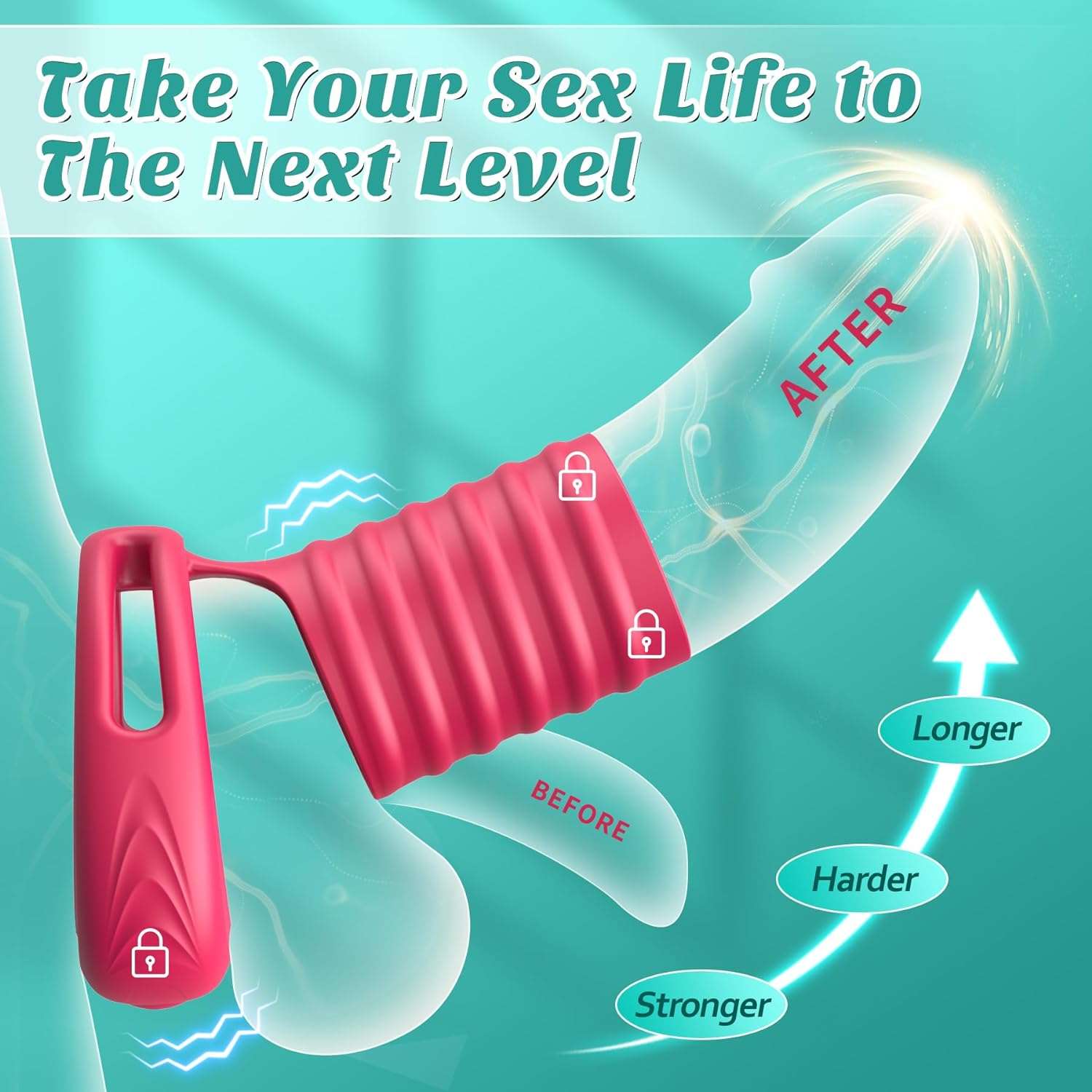 LustHalo Intense Stimulation Remote Control Penis Ring - SinfulX