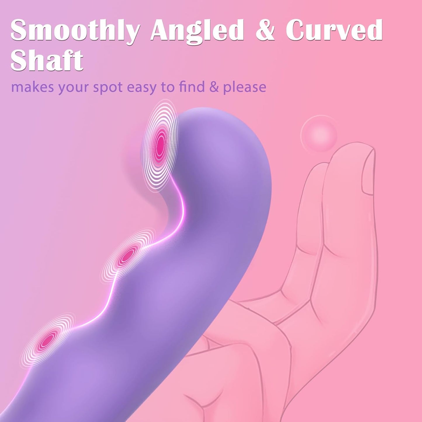 LustPeak Curved G - Spot Vibrator Wand - SinfulX