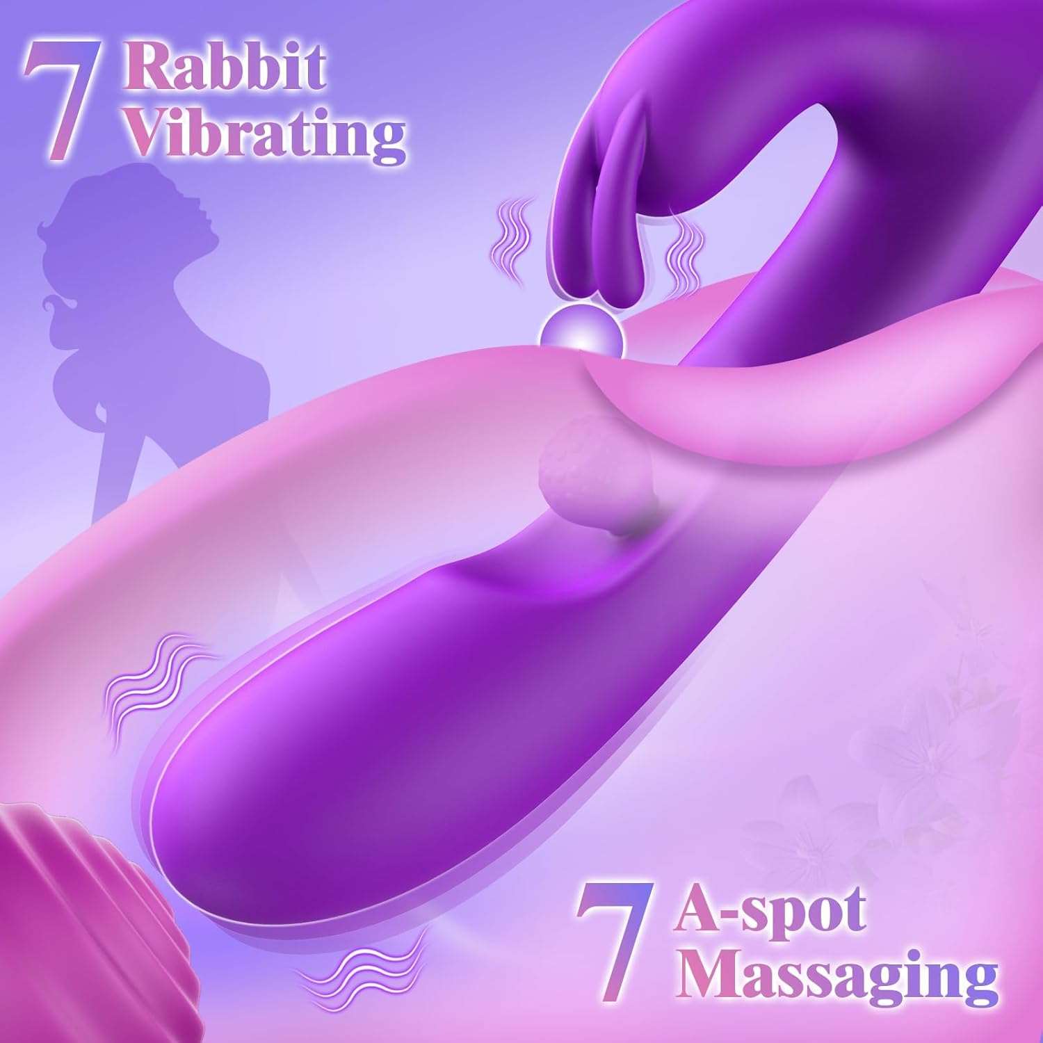 LustSpark G - Spot 360° Rotation Rabbit Dildo Vibrator - SinfulX