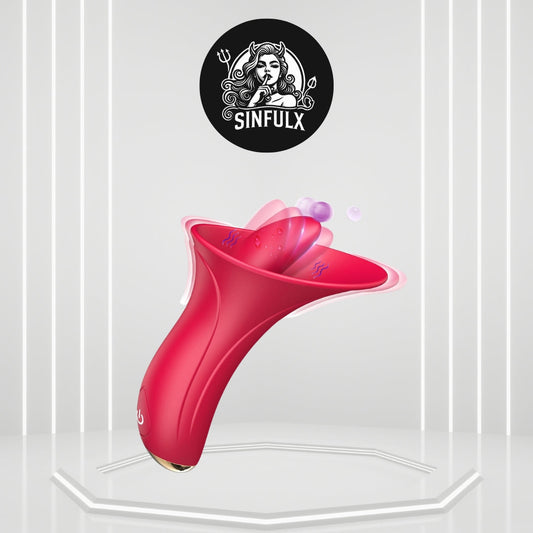 LuxeBloom Rose Clitoral Vibrator_SinfulX_premium_sex_toys