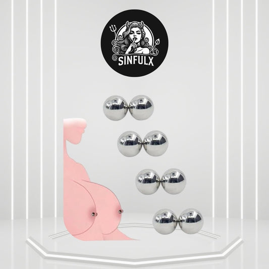 Magnetic BDSM Ball Clamp Set - SinfulX