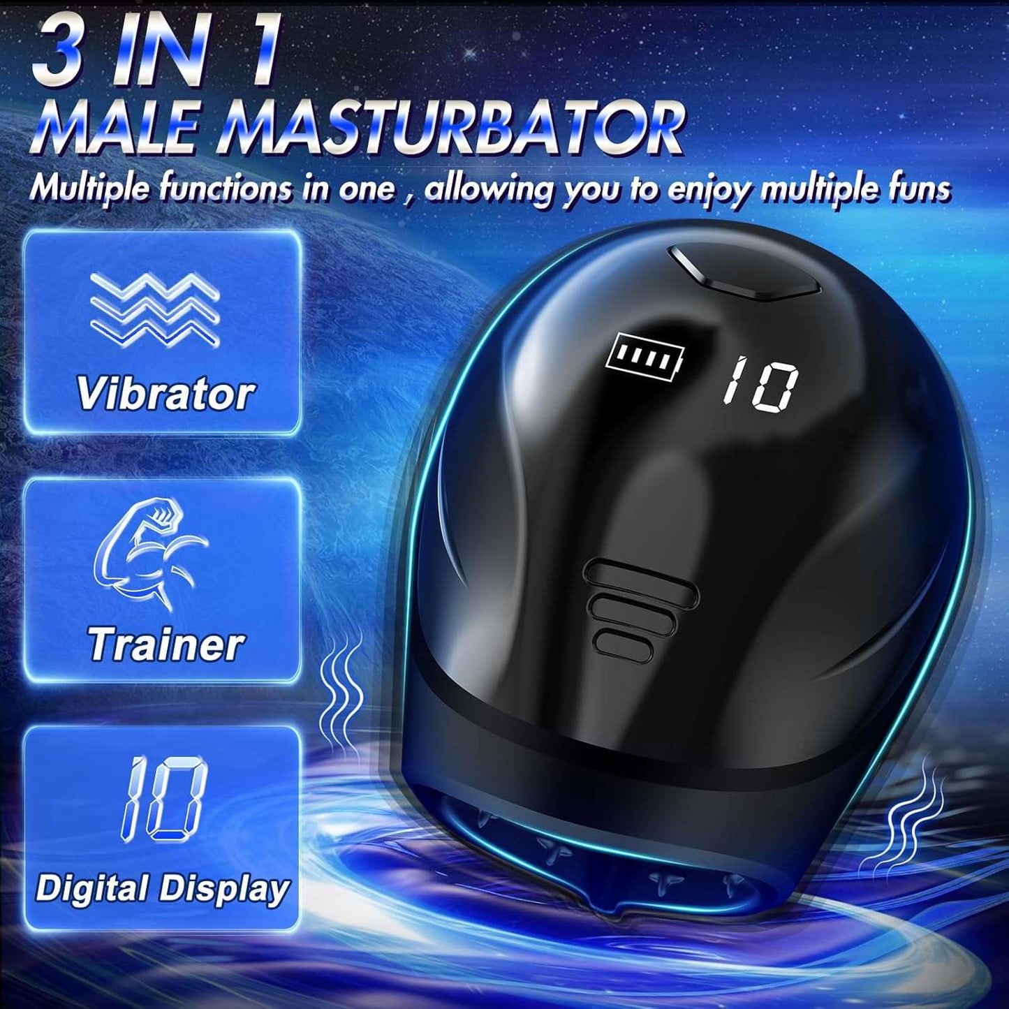 MagnumVault 360° Glans Wrap Endurance Masturbator - SinfulX