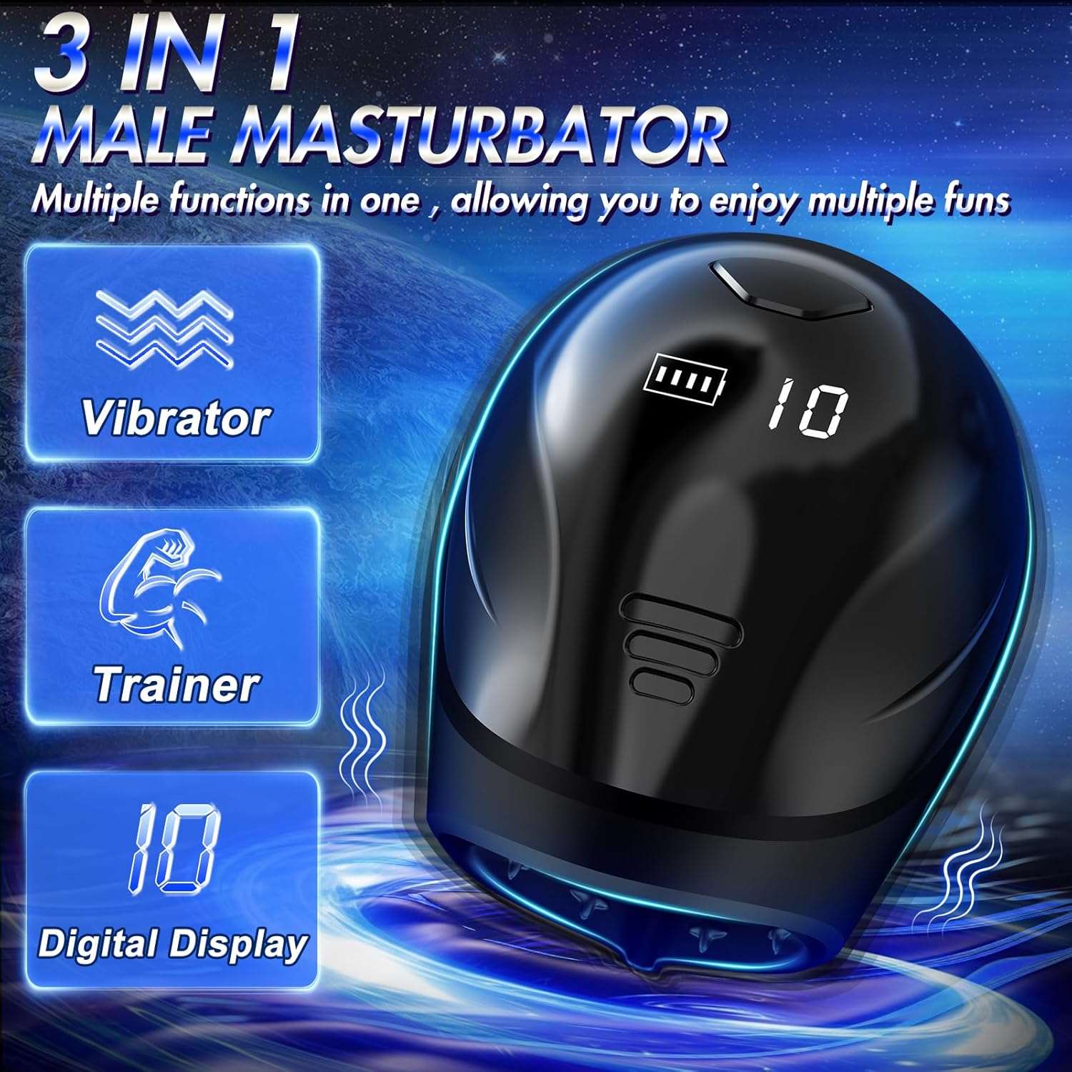 MagnumVault 360° Glans Wrap Endurance Masturbator - SinfulX