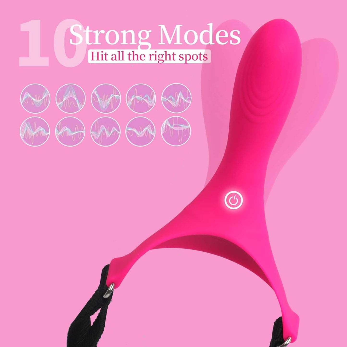 MaskedEuphoria Strap-On Vibrating Dildo_SinfulX_premium_sex_toys