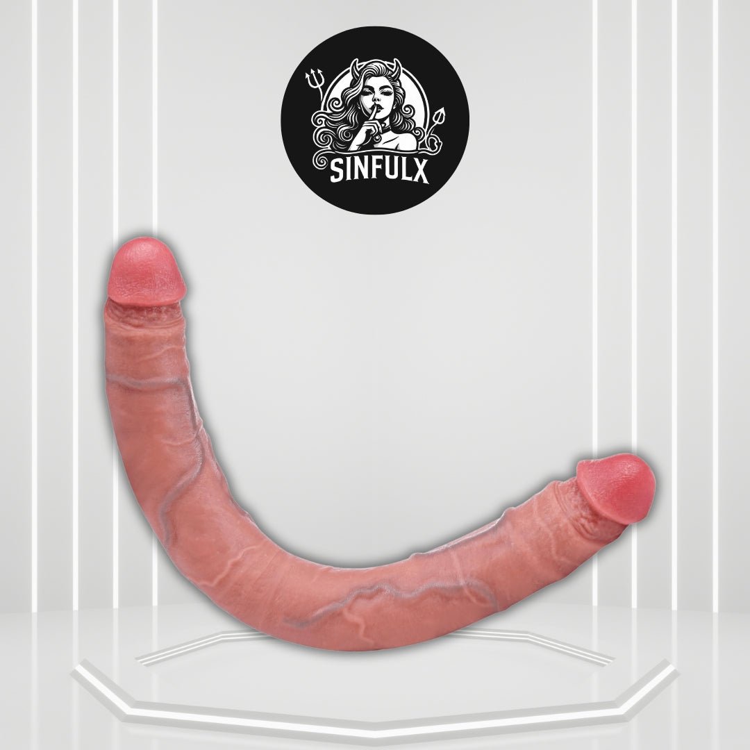 MaxFlow 19.7” XXL Double-Ended Dildo Thick Silicone - SinfulX - Personal Care > Sexual Wellness > Dual-Ended Stimulator