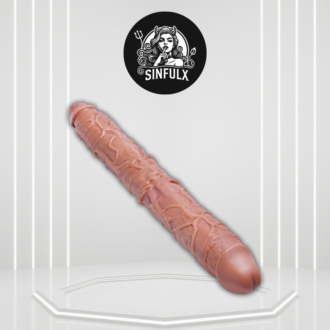 MegaFlex 20.5” XXL Double-Ended Dildo Thick Silicone Toy - SinfulX - Personal Care > Sexual Wellness > Dual-Ended Stimulator