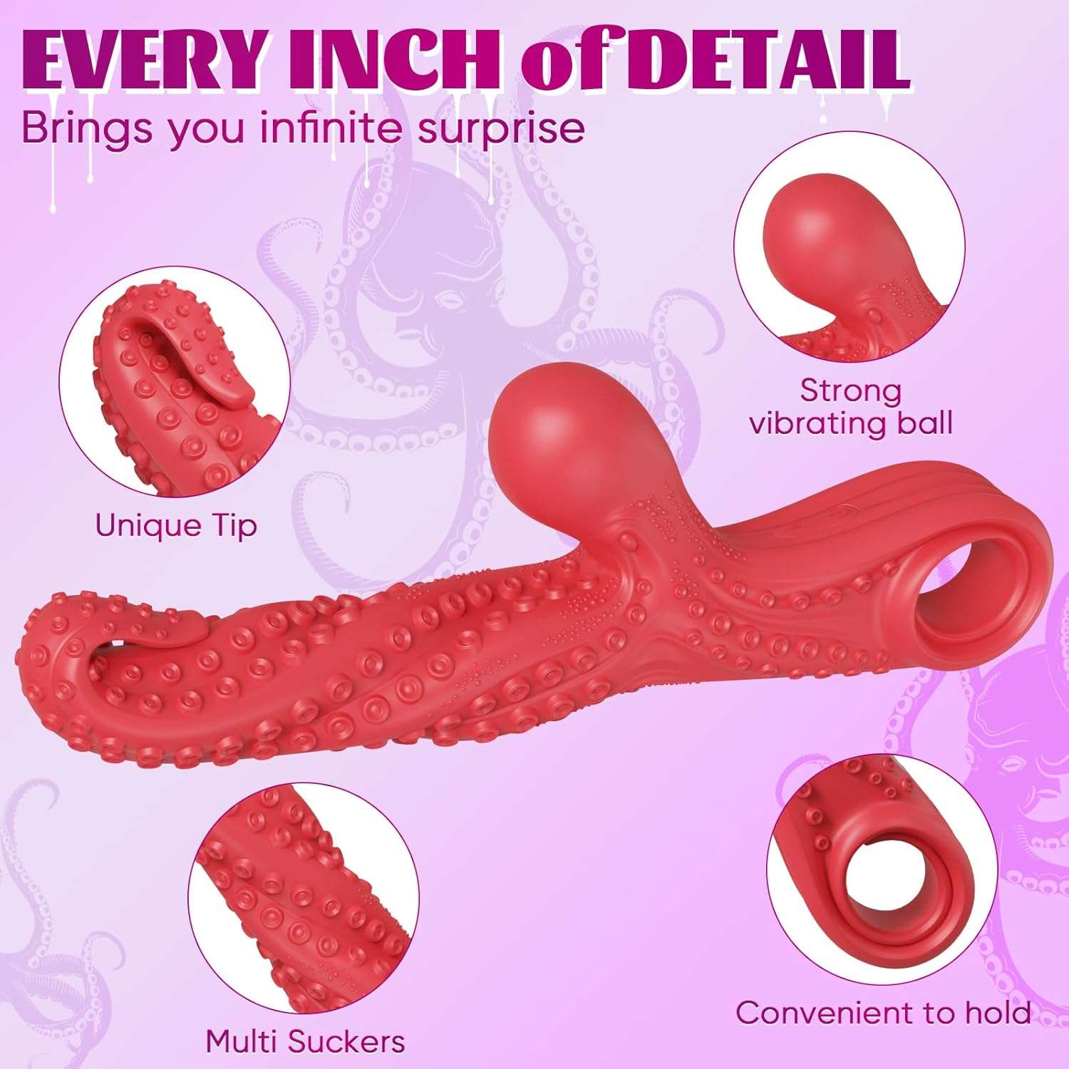 MonsterVibe Clit Stimulation Dildo Vibrator - SinfulX