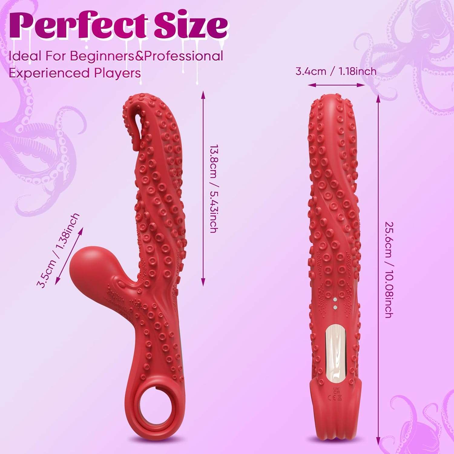 MonsterVibe Clit Stimulation Dildo Vibrator - SinfulX