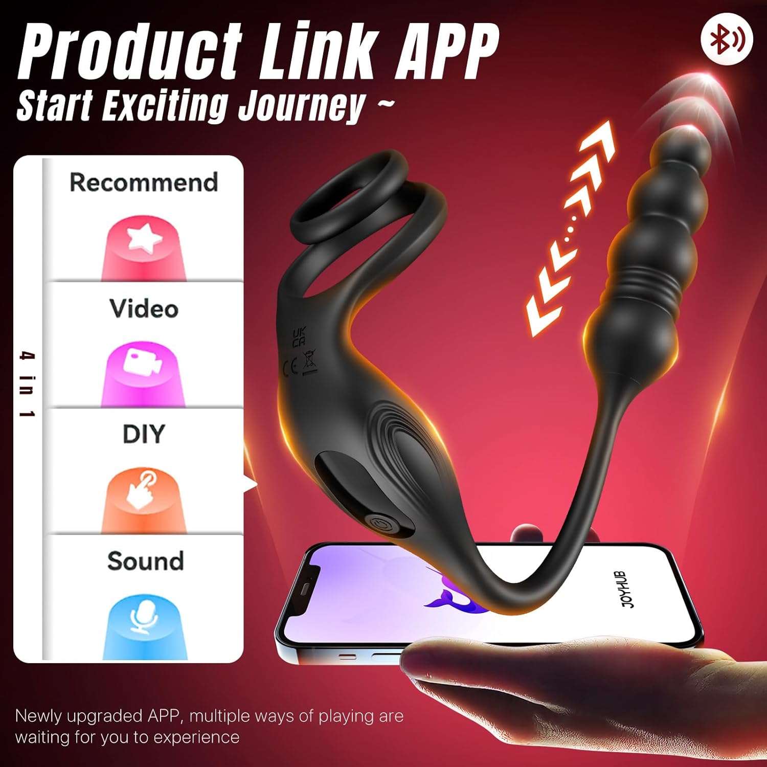 MotionMaster Dual Vibrating Prostate & Ring Massager - SinfulX
