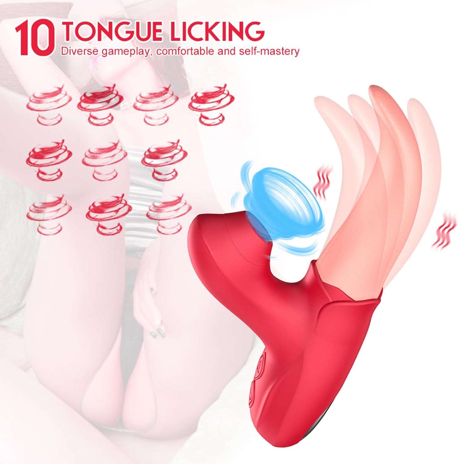 MotionWave Intense Tongue - Licking Sensation Vibrator - SinfulX