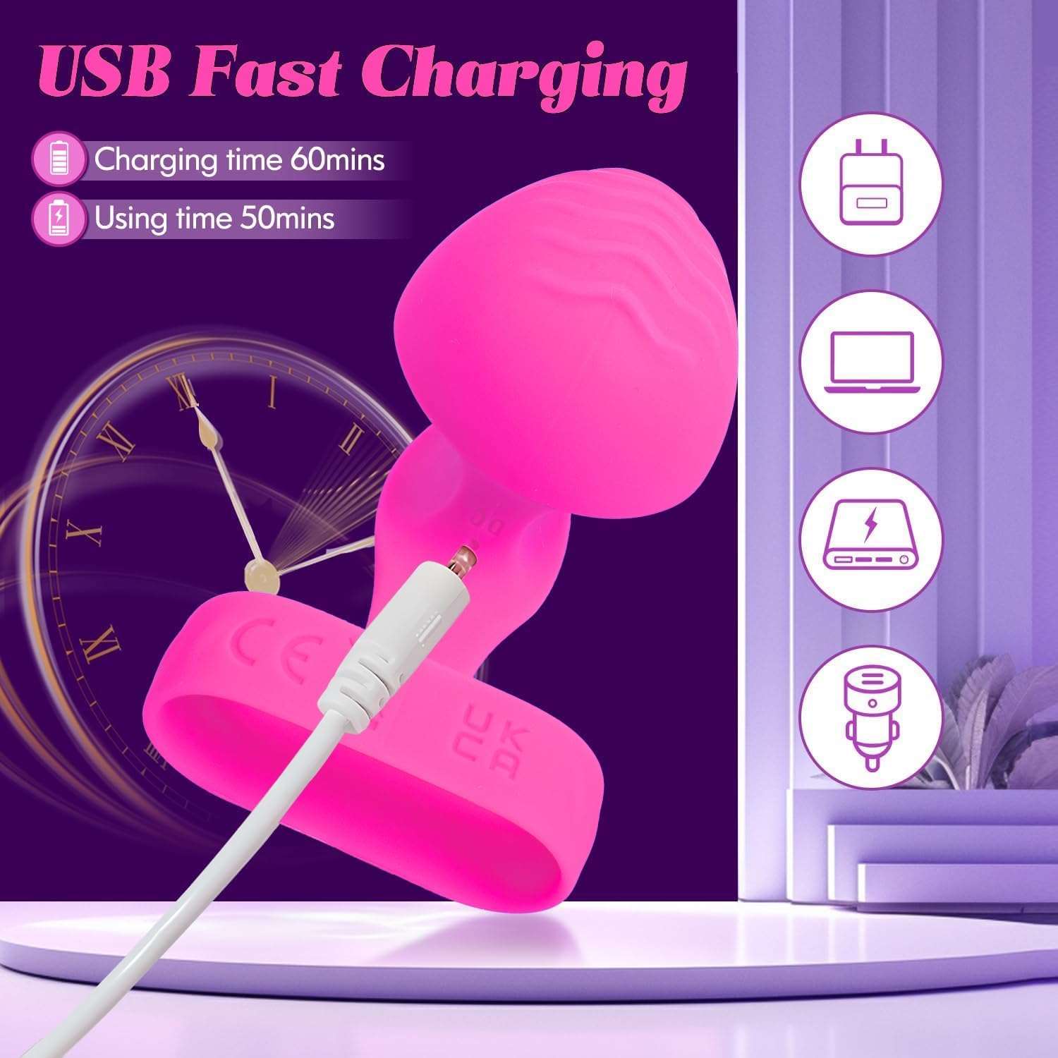 MysticTouch Mini Finger Vibrator Egg - SinfulX