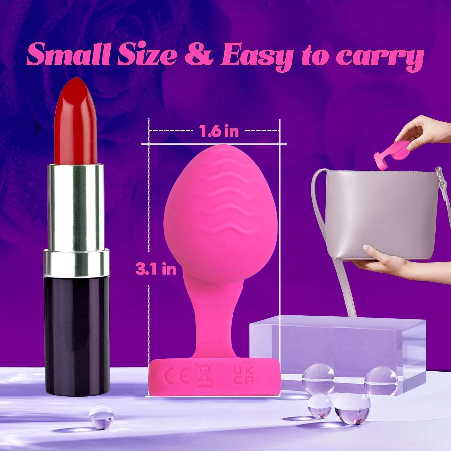MysticTouch Mini Finger Vibrator Egg - SinfulX