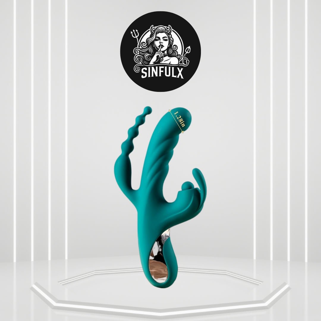 Nimbus Tri - Action Anal Beads and Clit Rabbit Vibrator - SinfulX