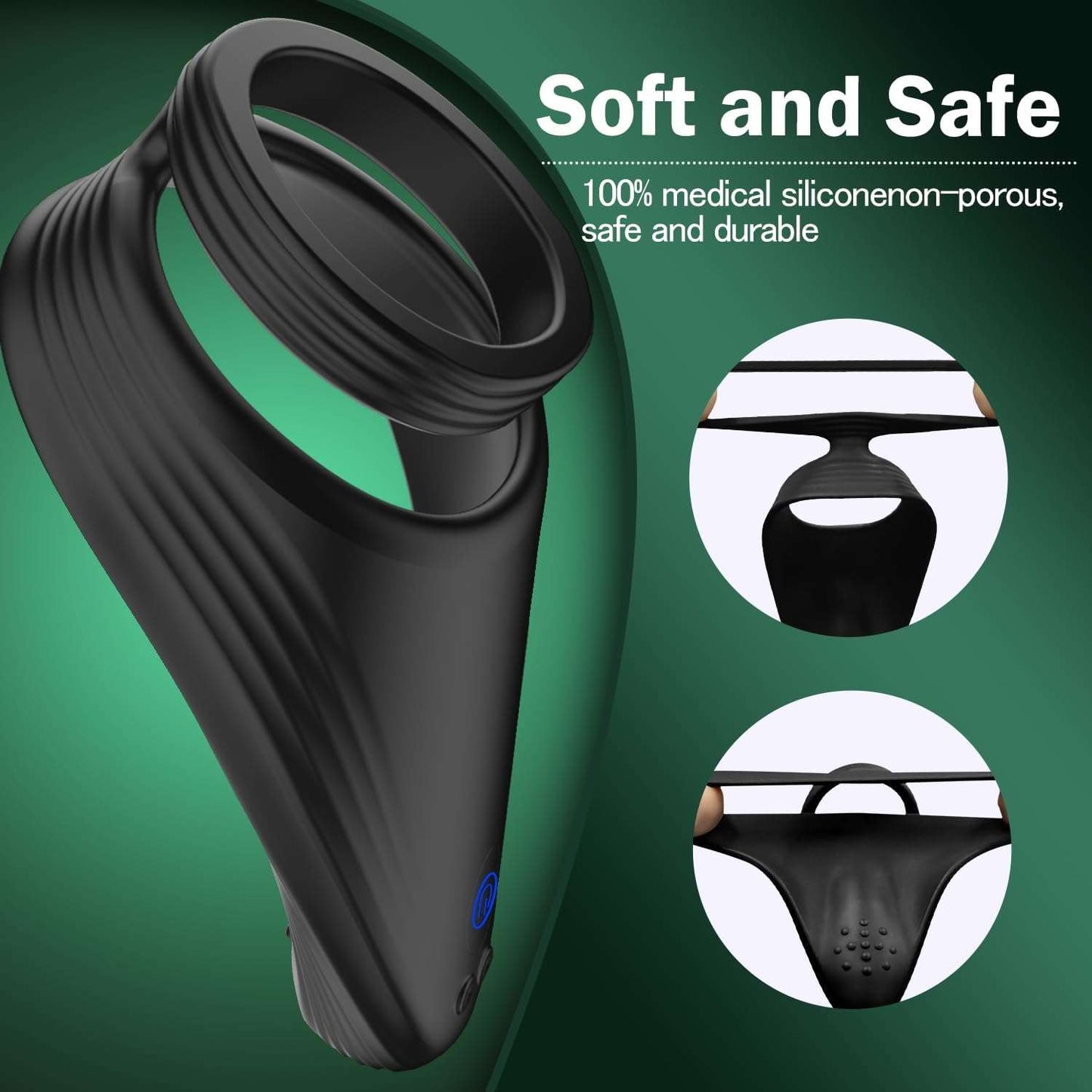 NimbusHold Enhanced Control Vibrating Penis Ring - SinfulX