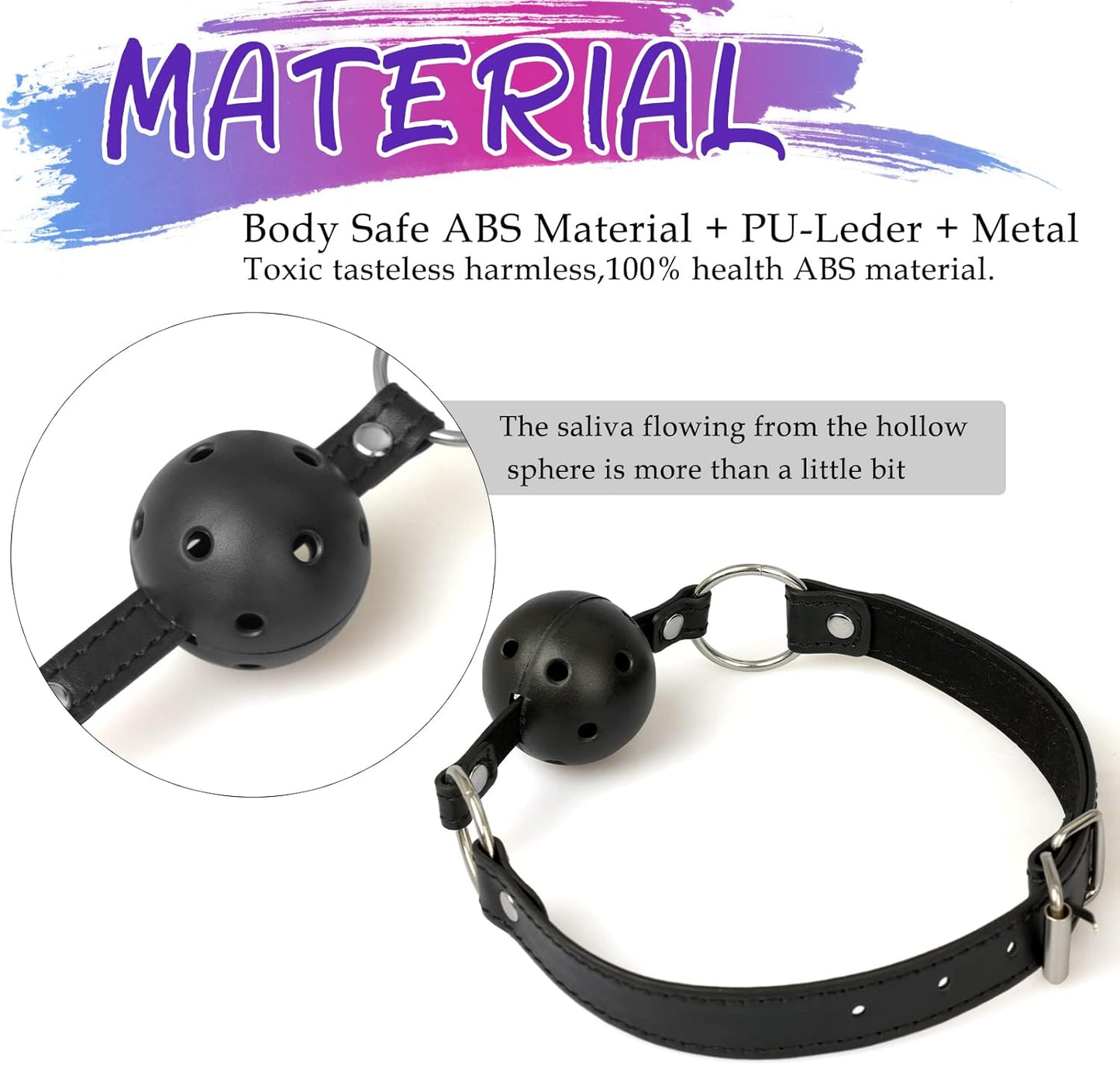 NobleBond BDSM Nipple Clamps Gag Set - SinfulX