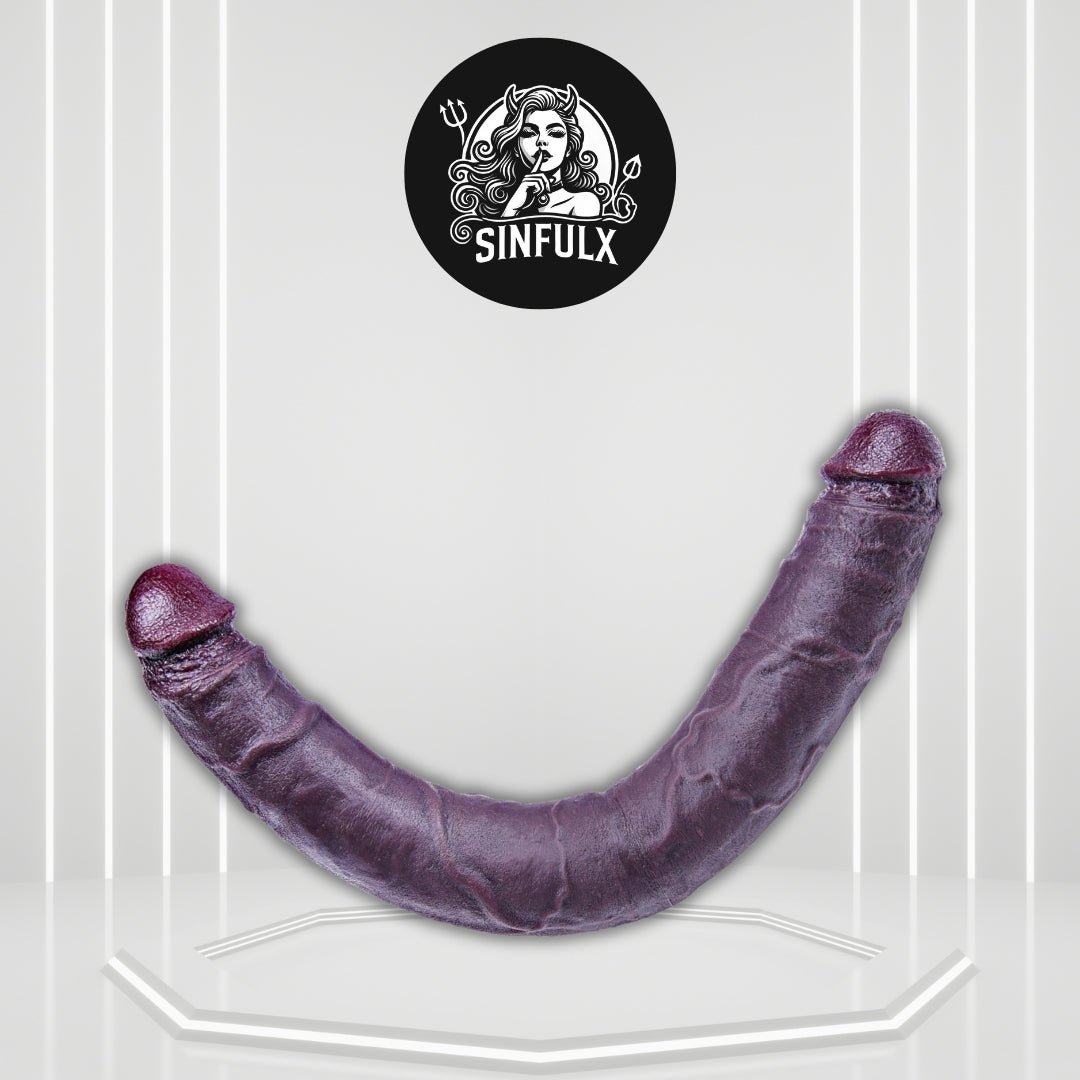ObsidianCore 19.7” XXL Double-Ended Dildo Thick Silicone - SinfulX - Personal Care > Sexual Wellness > Dual-Ended Stimulator