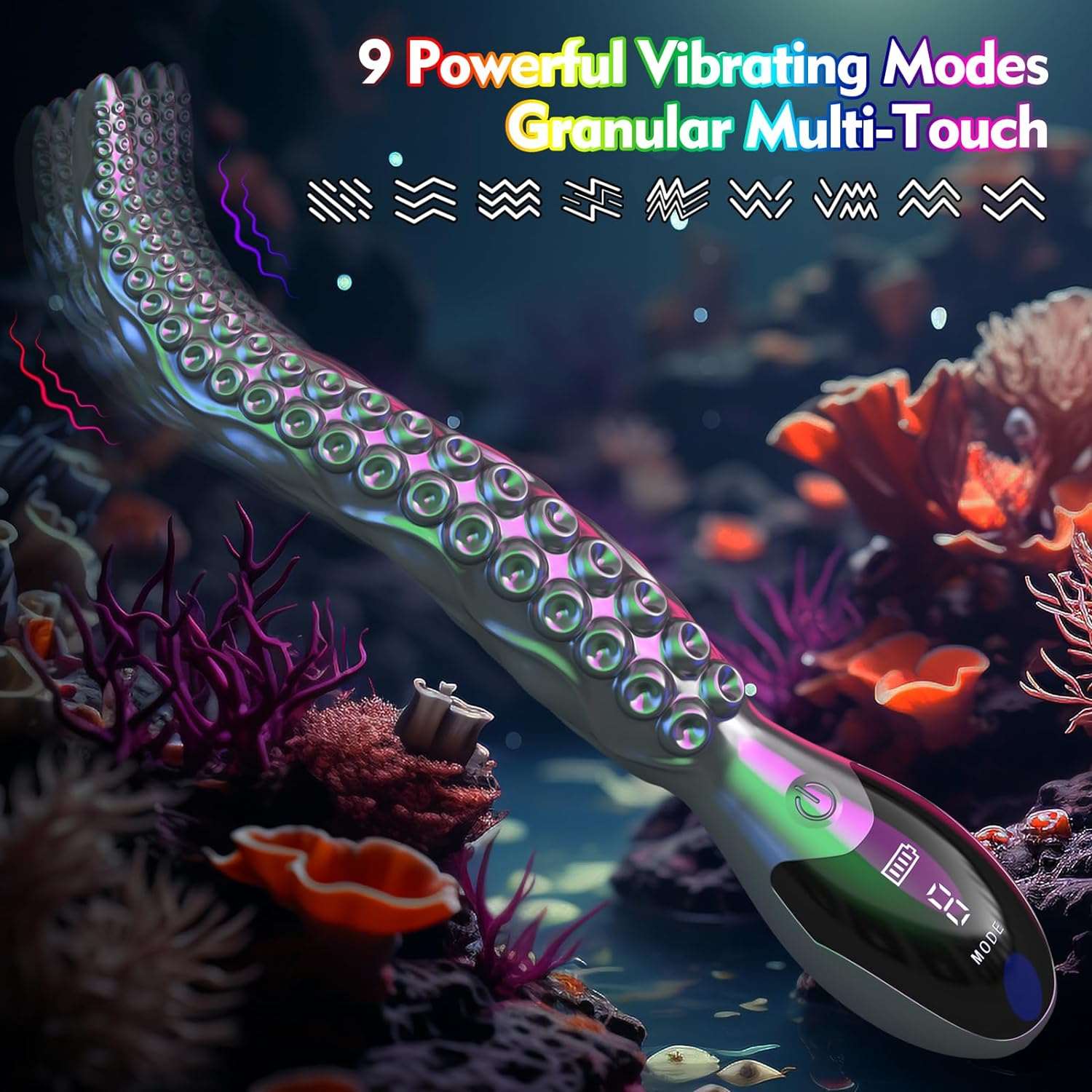 OctoVibe Vibrating Dildo_SinfulX_premium_sex_toys