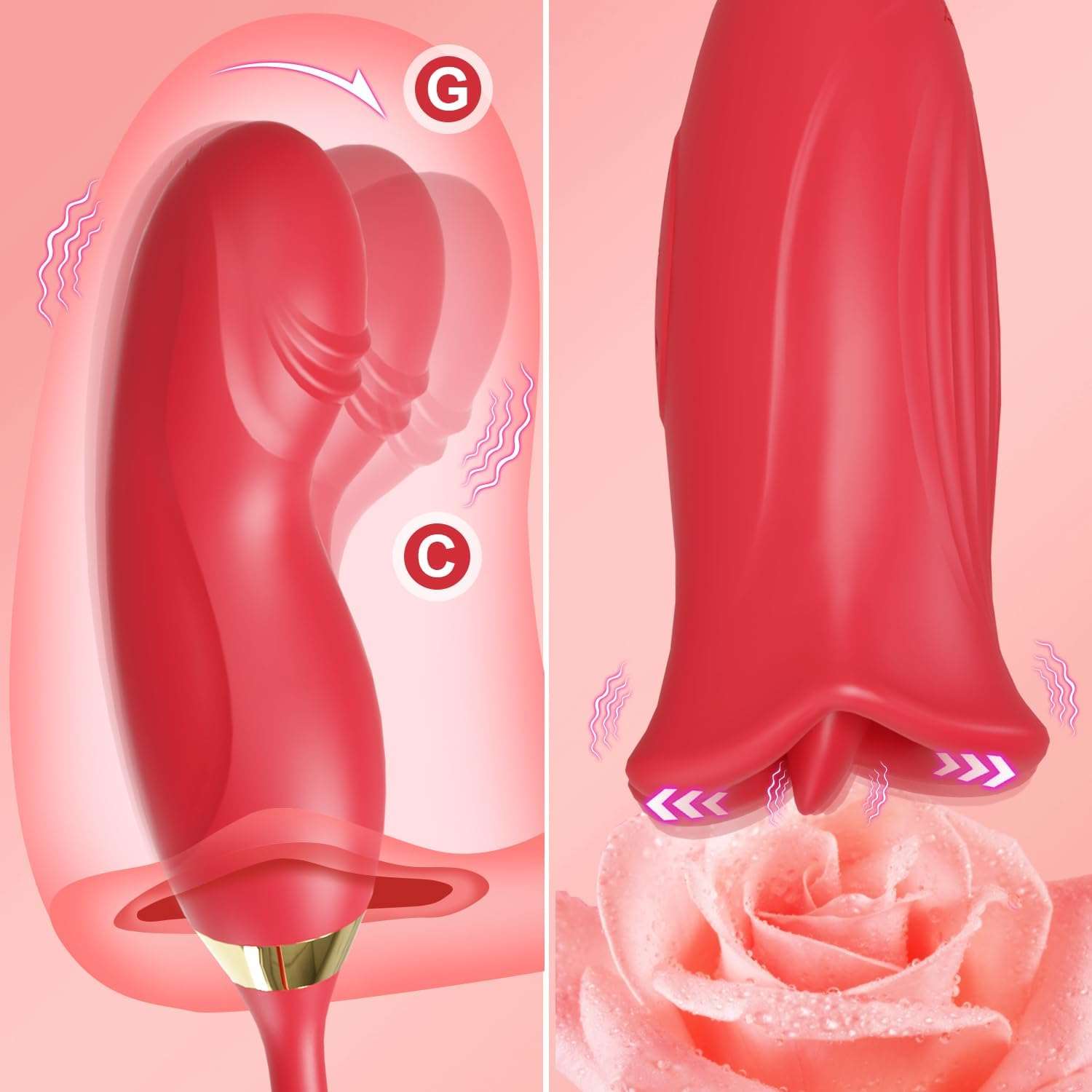 OrchidRush Rose G - Spot Clitoral Vibrator - SinfulX