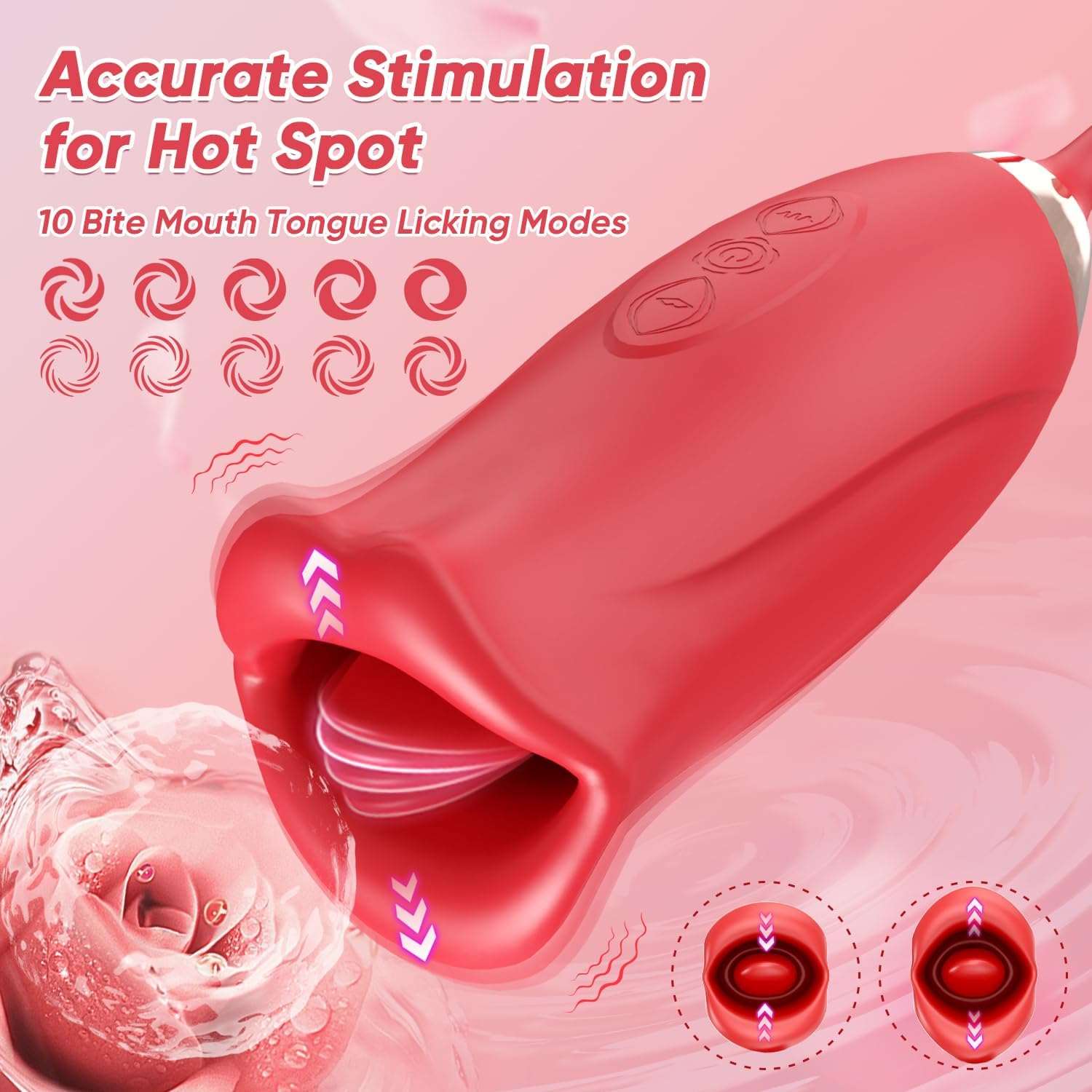 OrchidRush Rose G - Spot Clitoral Vibrator - SinfulX