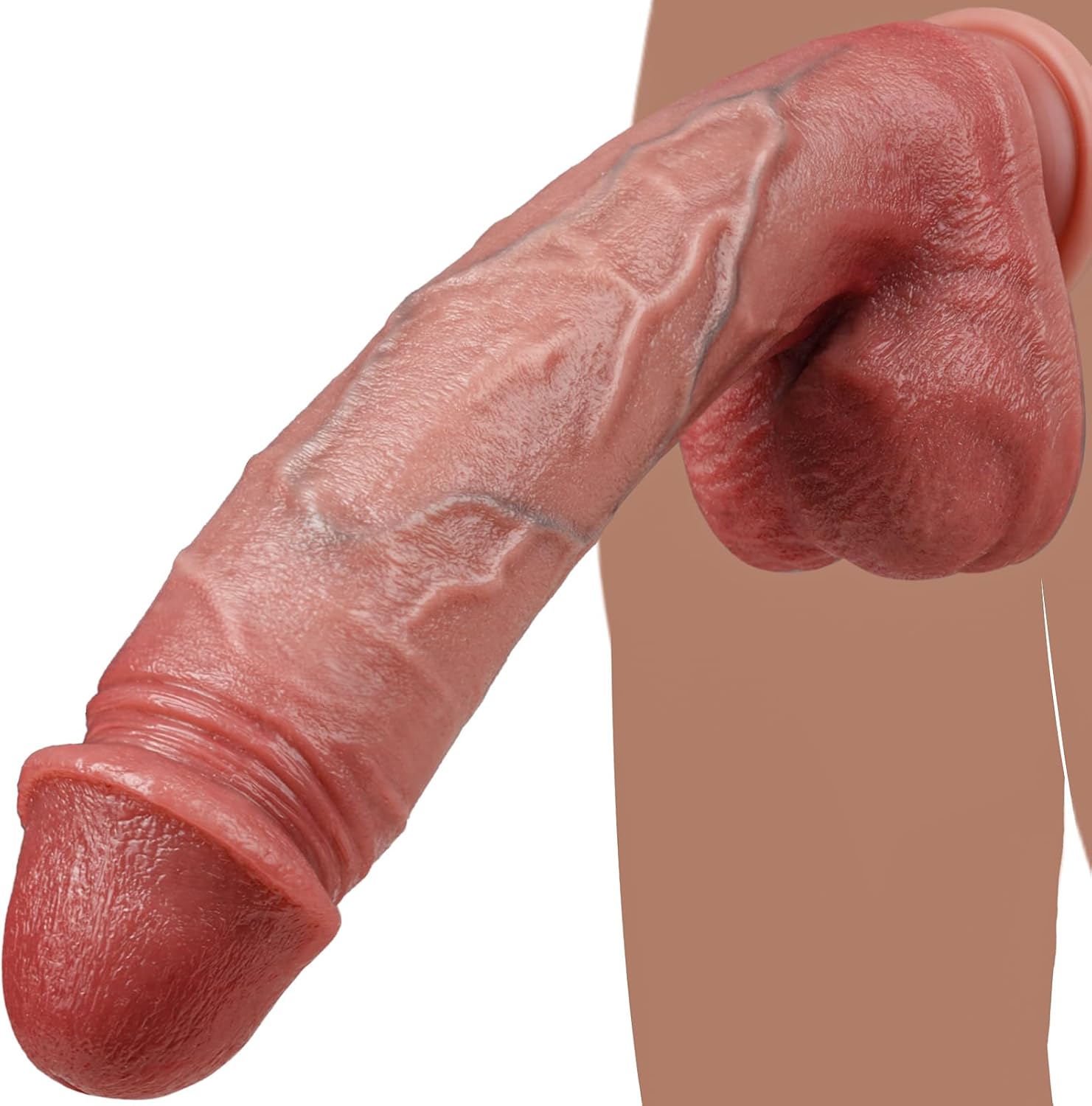 PeakMax 10.8" Dual - Layer Silicone Dildo - SinfulX