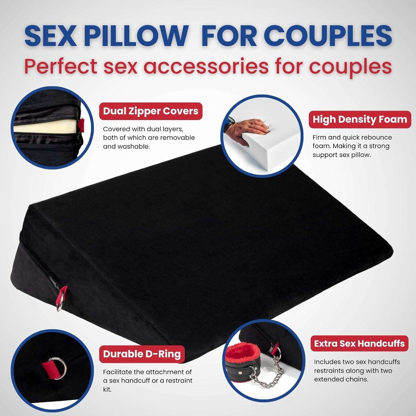 PillowOdyssey BDSM Positions Sex Pillow Set - SinfulX